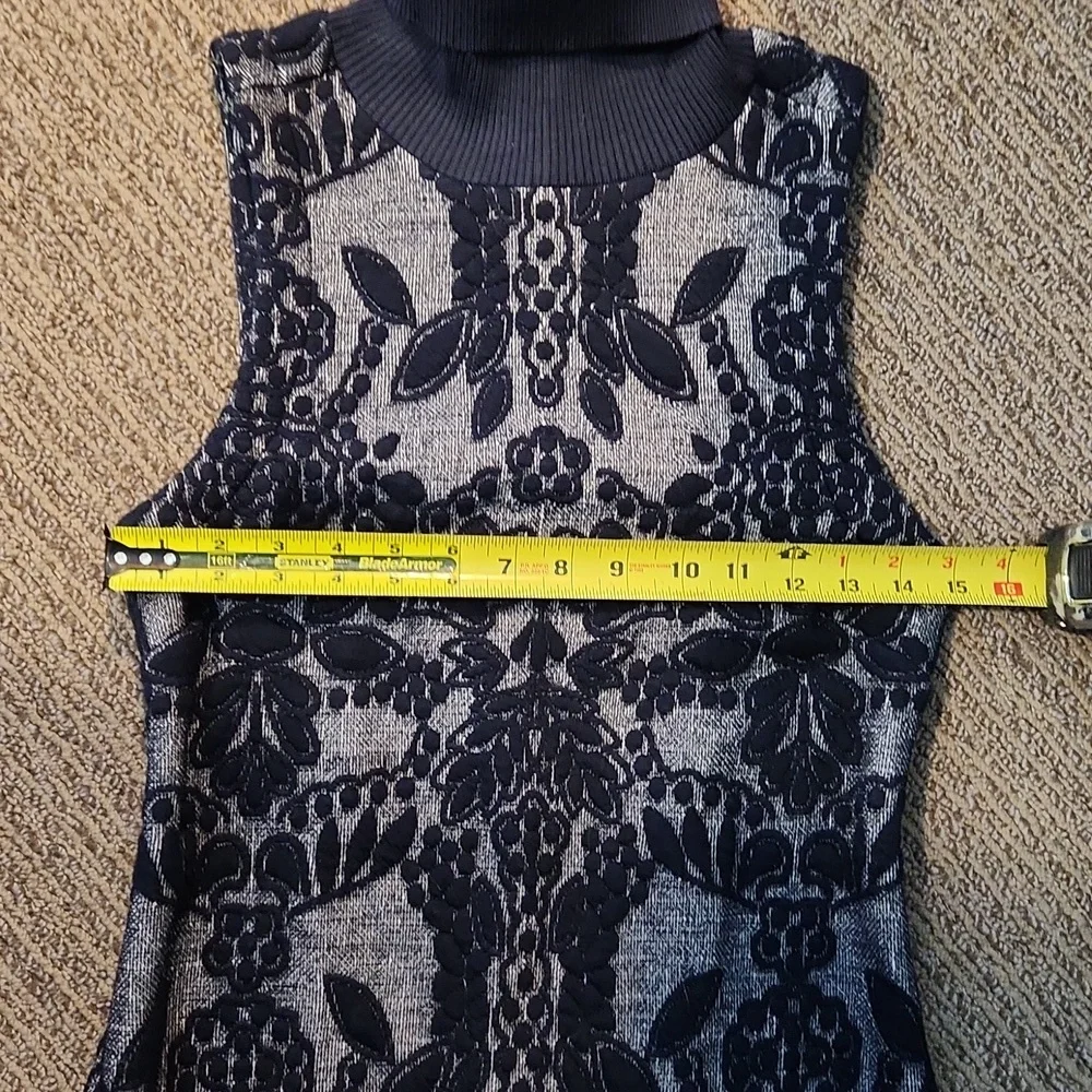 Maeve Ryder Jacquard Turtleneck Dress Size 4 - Picture 9 of 16
